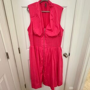 Anthropologie Tommie Pink Midi Dress